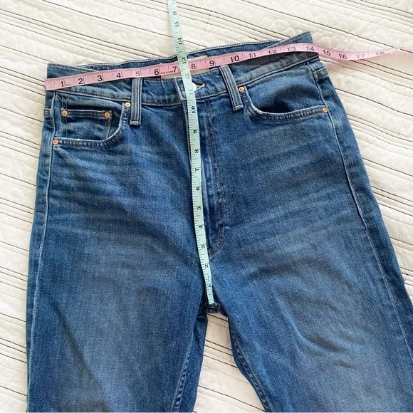 MOTHER Jeans High Waisted Rider Skimp in CowboysDon't Cry Size 30